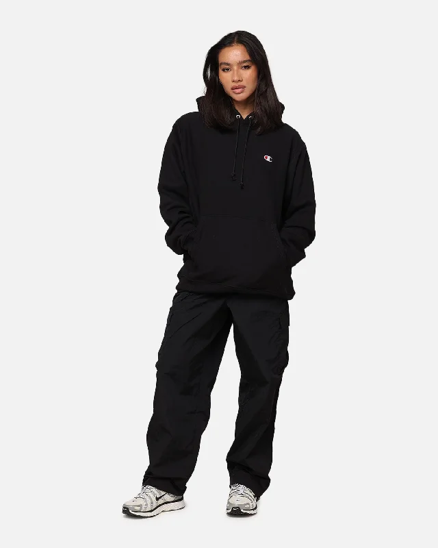 Champion Reverse Weave Small C Hoodie Black