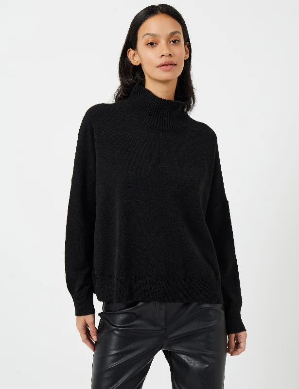 Jeanie Vhari Roll Neck Jumper