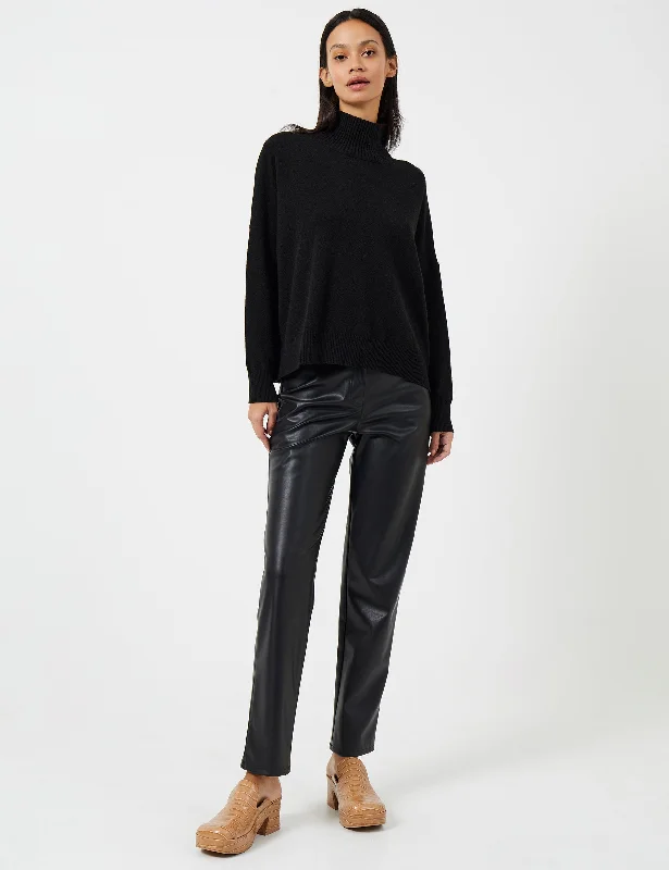 Jeanie Vhari Roll Neck Jumper