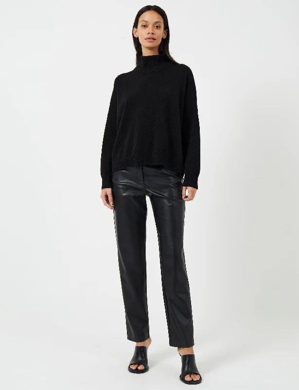 Jeanie Vhari Roll Neck Jumper