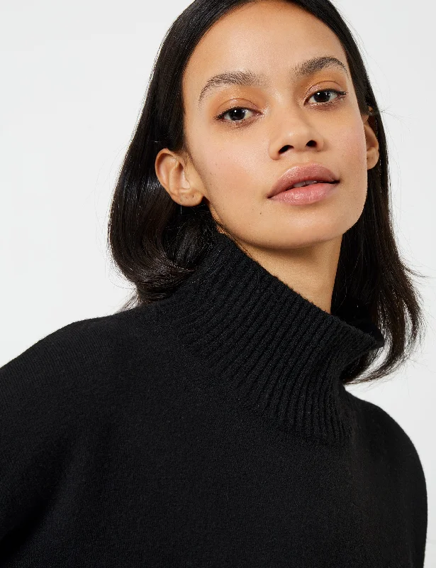 Jeanie Vhari Roll Neck Jumper