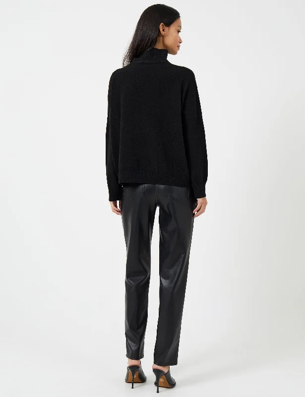 Jeanie Vhari Roll Neck Jumper