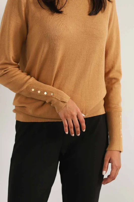 JUMPER WITH SLEEVE BUTTONS