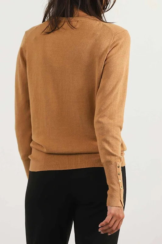 JUMPER WITH SLEEVE BUTTONS