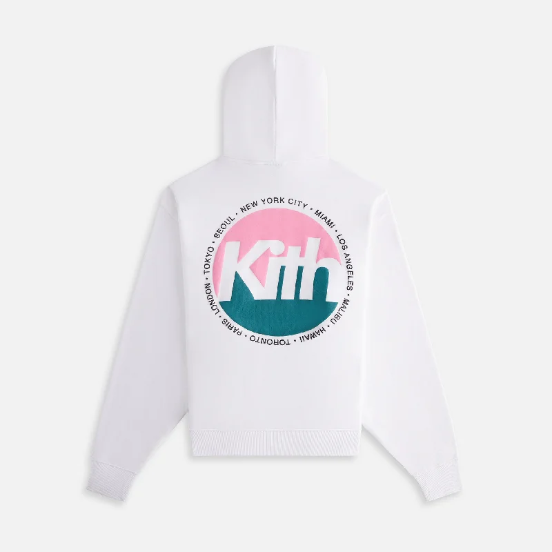 Kith Women Tanner Kith Corp Hoodie - White