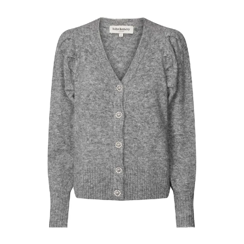 Laura Cardigan (Dark Grey Melange)