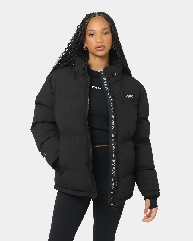 PYRA Women's Elements Puffa Jacket Black