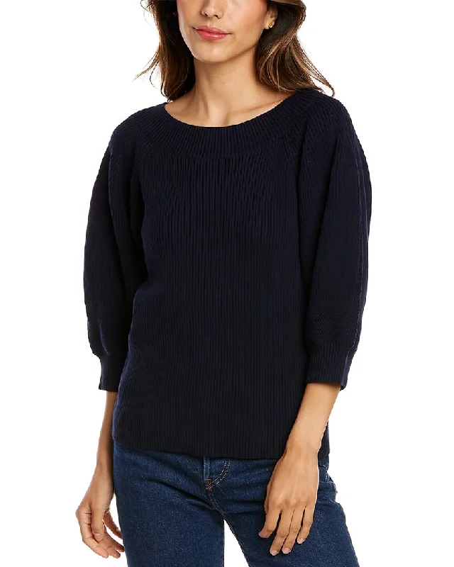 Rebecca Taylor Puff Sleeve Sweater