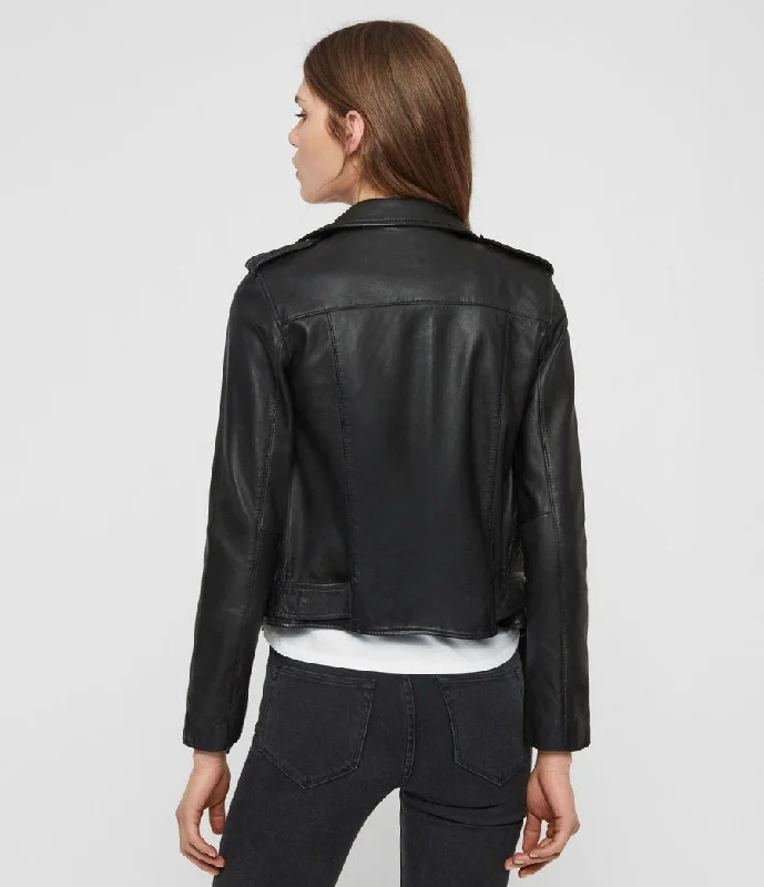 Women's BALFERN LEATHER BIKER JACKET