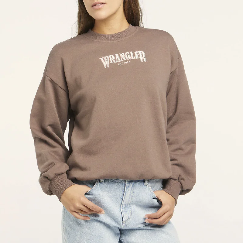 WRANGLER SLOUCH SWEAT DOUBLE-TAKE OAK