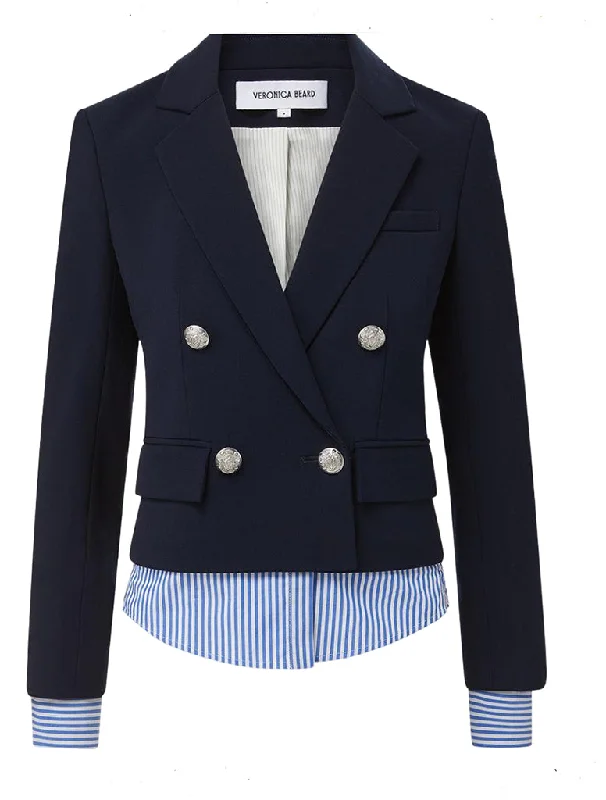 Zion Blazer with Shirting - VERONICA BEARD