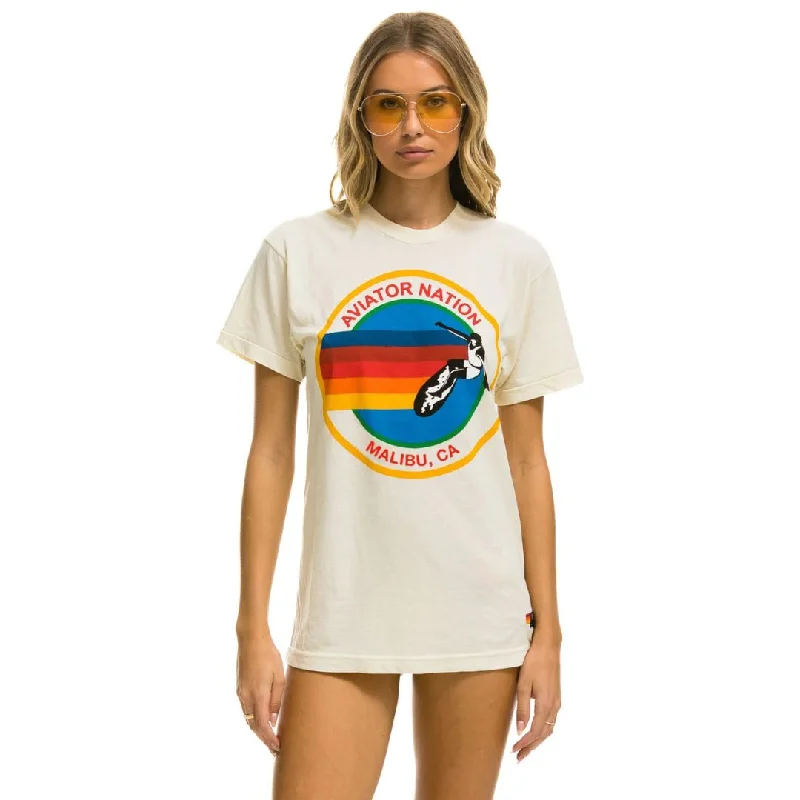 Malibu Crew Tee Shirt (Vintage White)