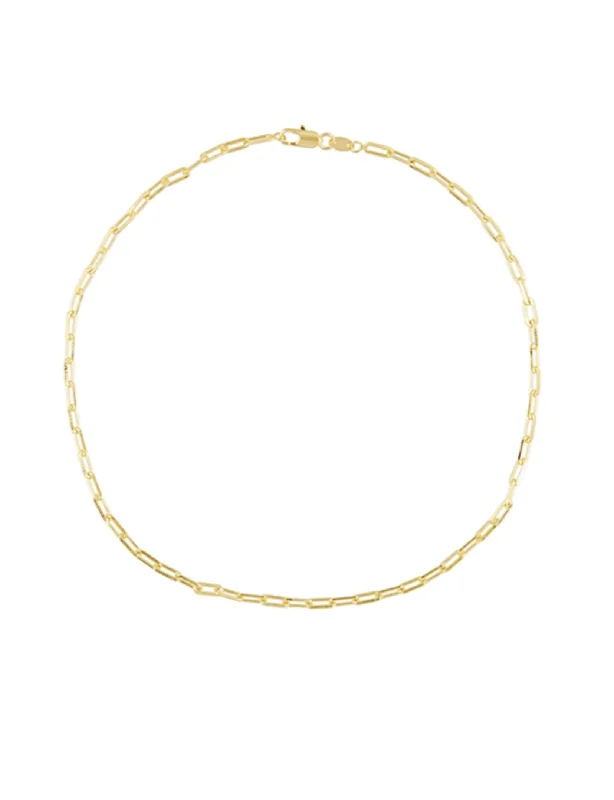 Codie Link Necklace 16"", Gold