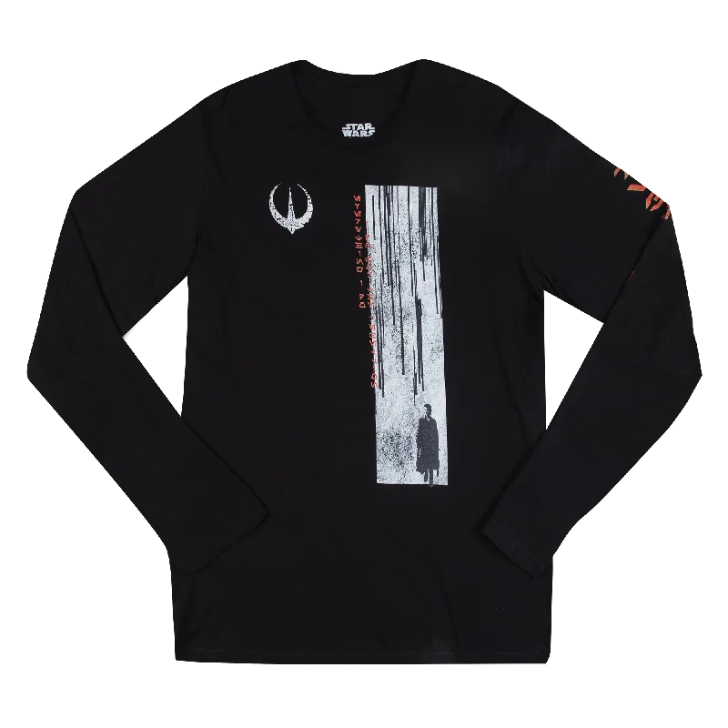 Cassian Andor Rebel Spy Black Long Sleeve